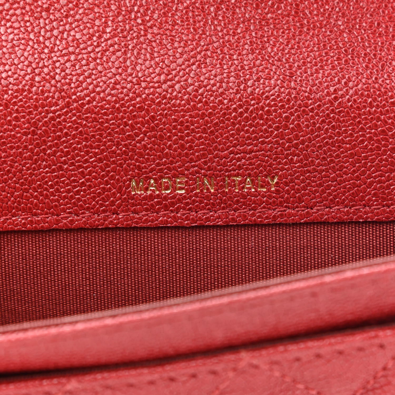 Chanel Caviar Quilted Boy Flap Card Holder Wallet Red 7 of 10