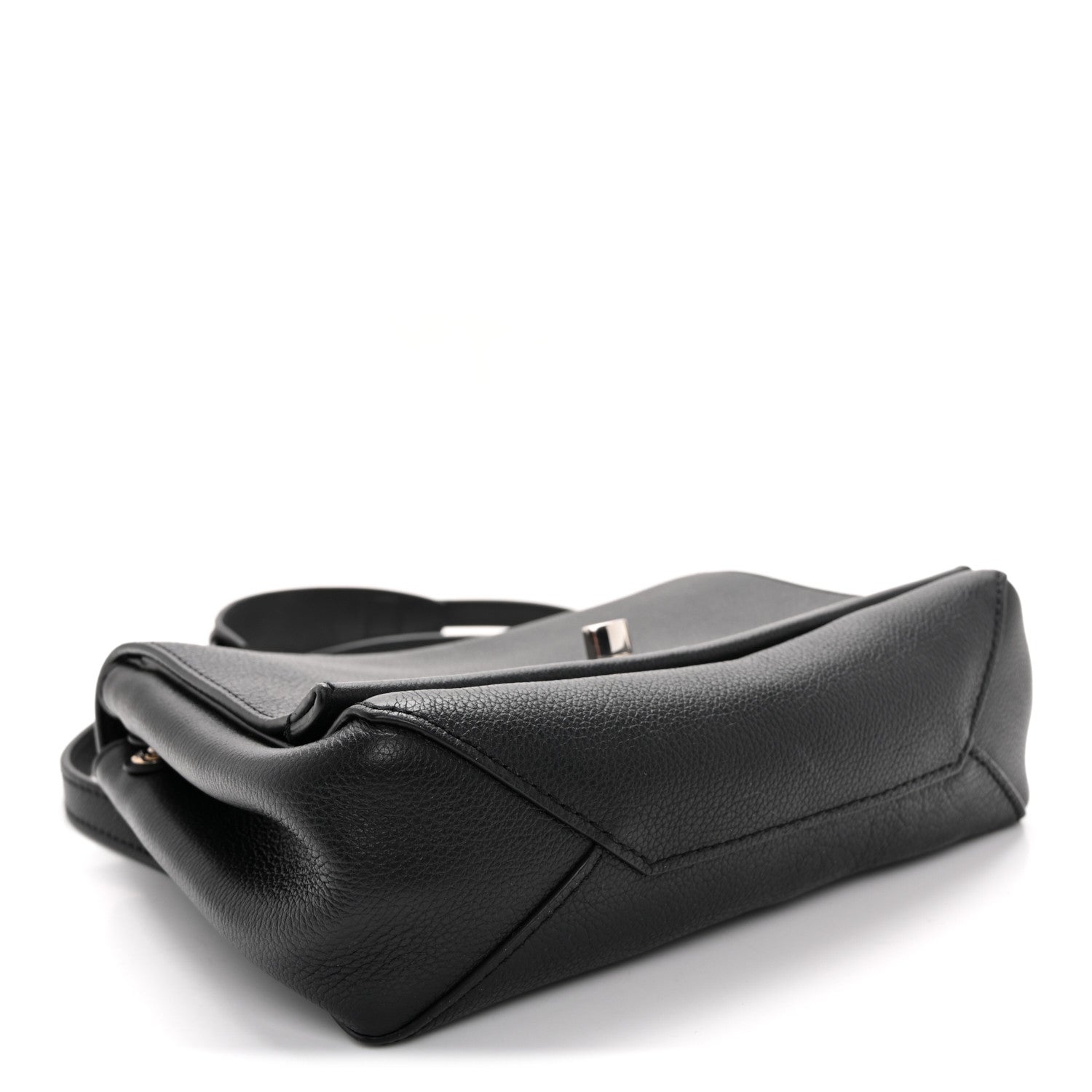 Louis Vuitton Calfskin Lockme II Chain Bag BB Black 4 of 9