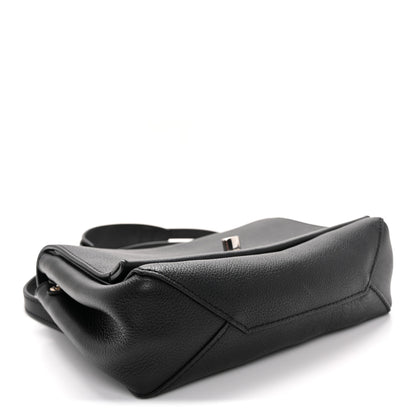 Louis Vuitton Calfskin Lockme II Chain Bag BB Black 4 of 9