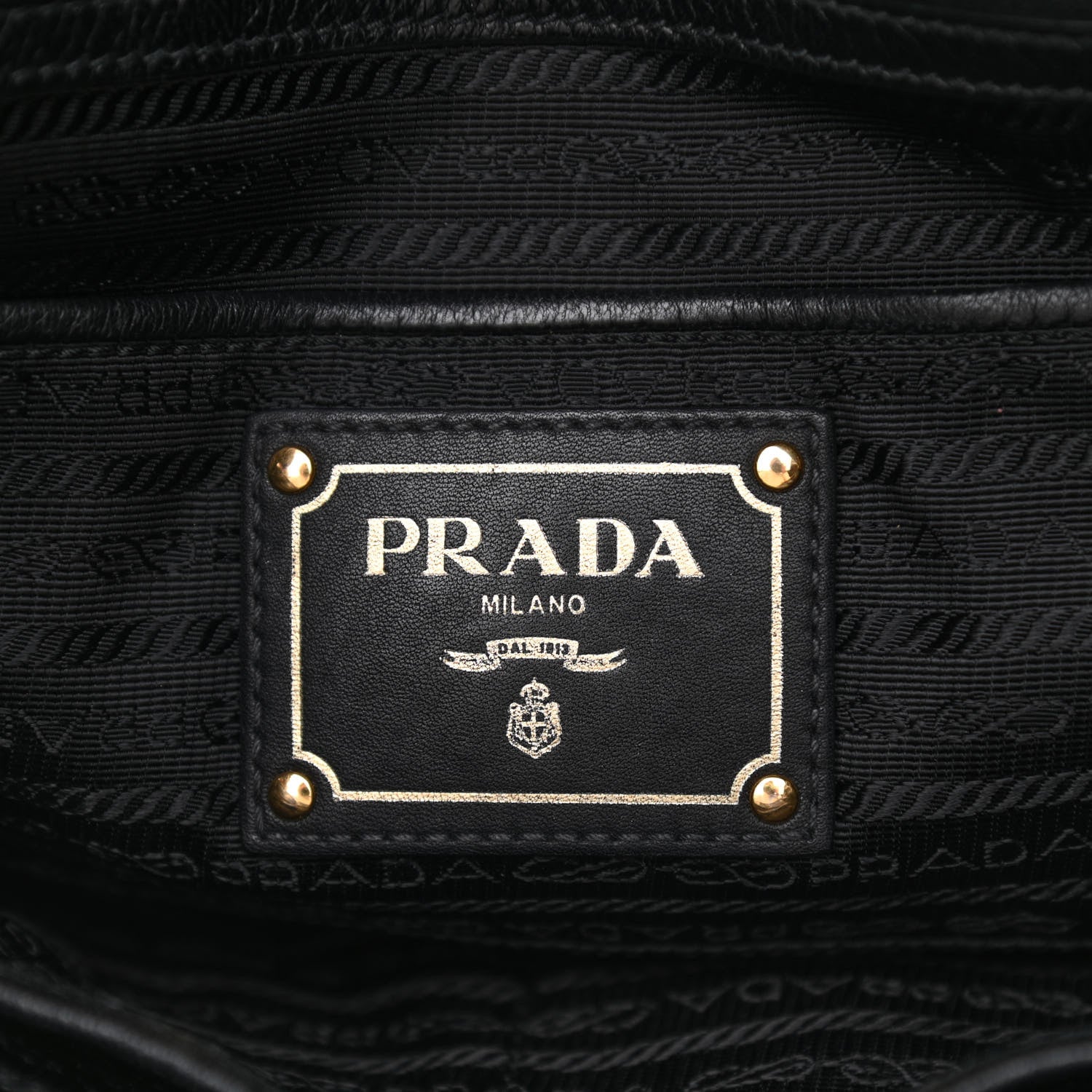 Prada Tessuto Nylon Gaufre Tote Black 6 of 11