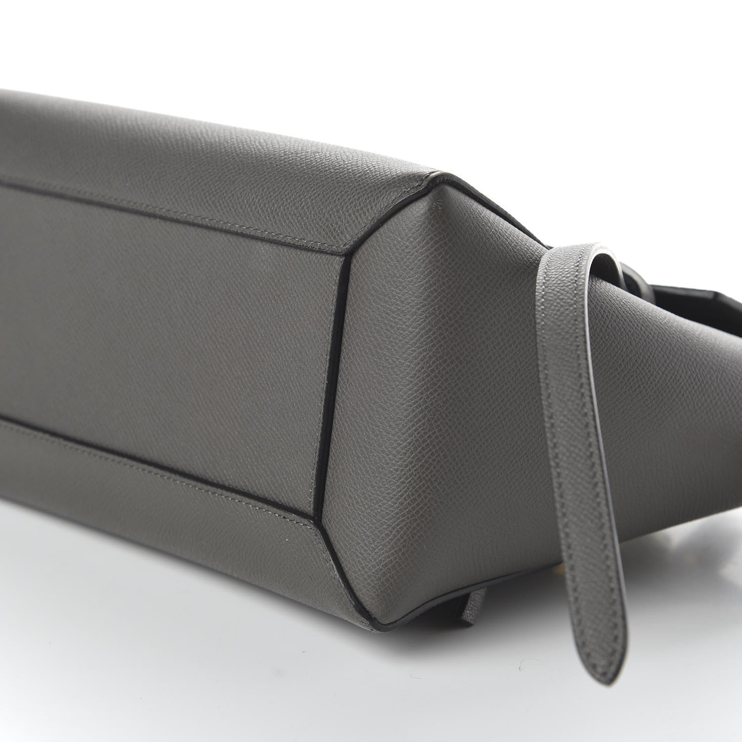 Celine Grained Calfskin Micro Belt Bag Grey 7 of 8