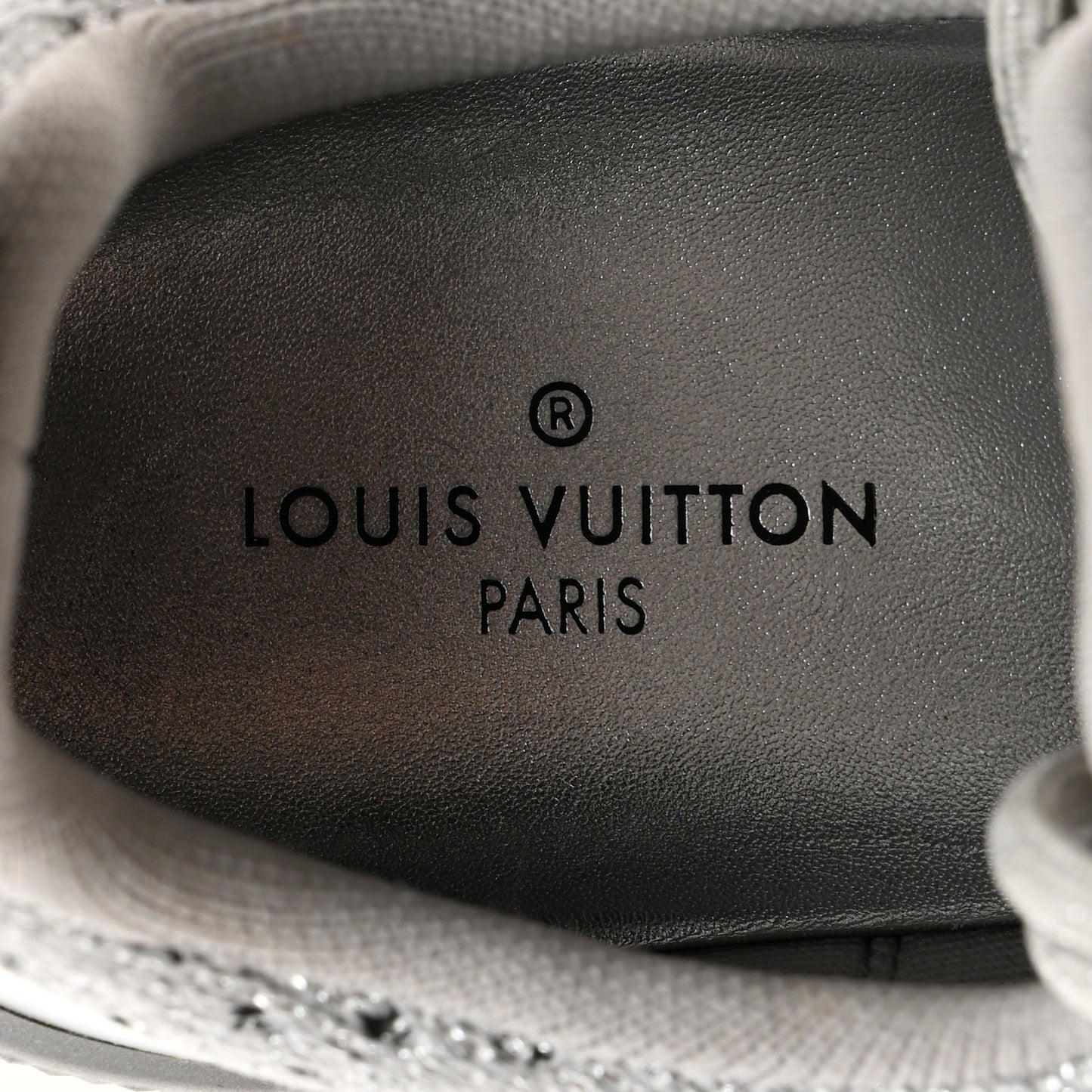 Technical Nylon Monogram Rubber Aftergame Sneakers 40 Silver