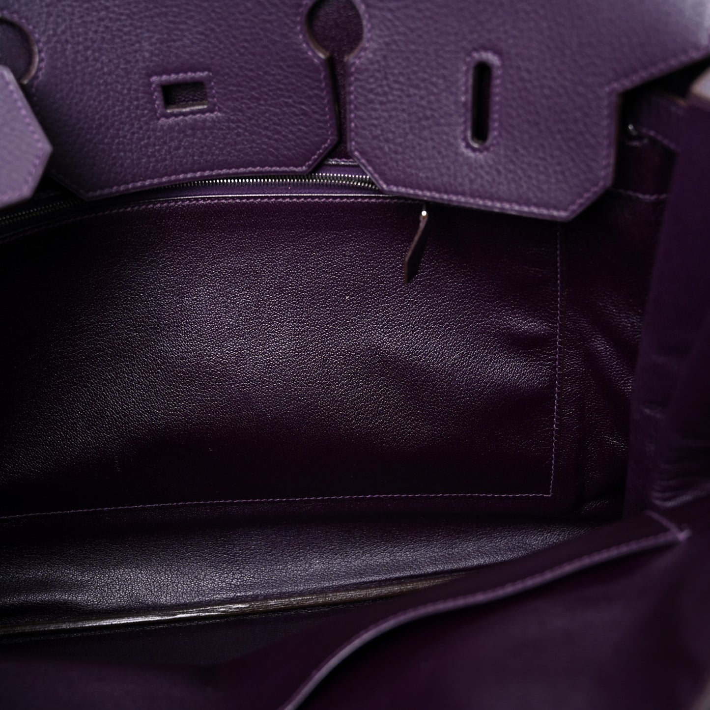Taurillon Clemence Birkin 40 Raisin