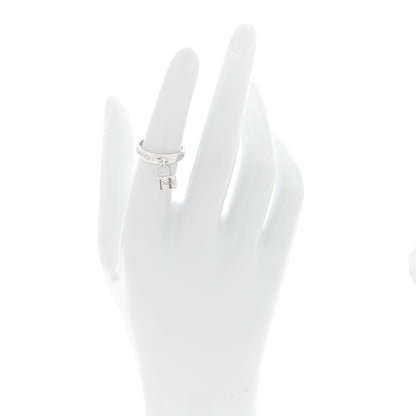 Tiffany Sterling Silver 1837 Lock Charm Ring 50 5.5 2 of 4