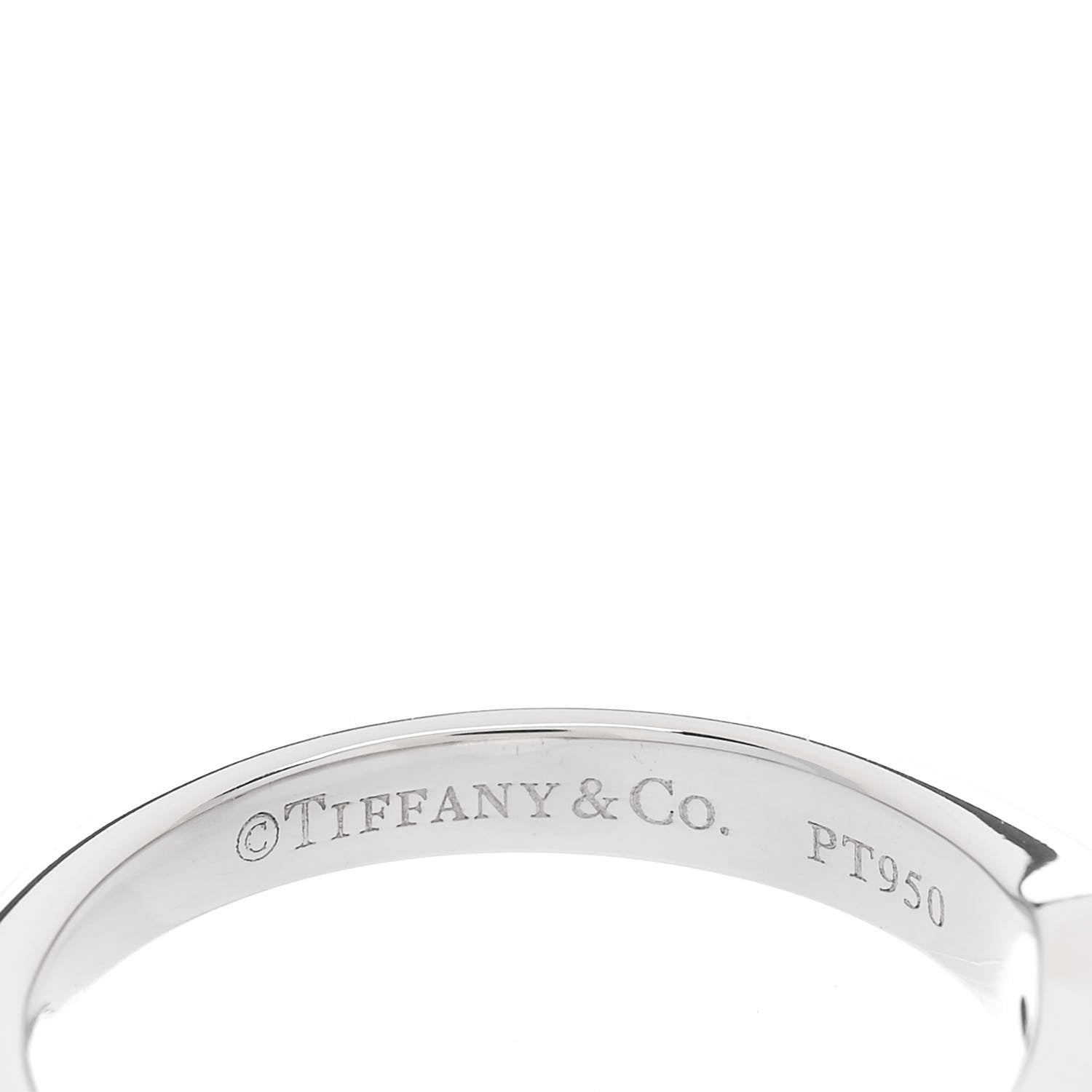 Tiffany Platinum Diamond .52ct Solitaire Engagement Ring 48 4.5 5 of 7