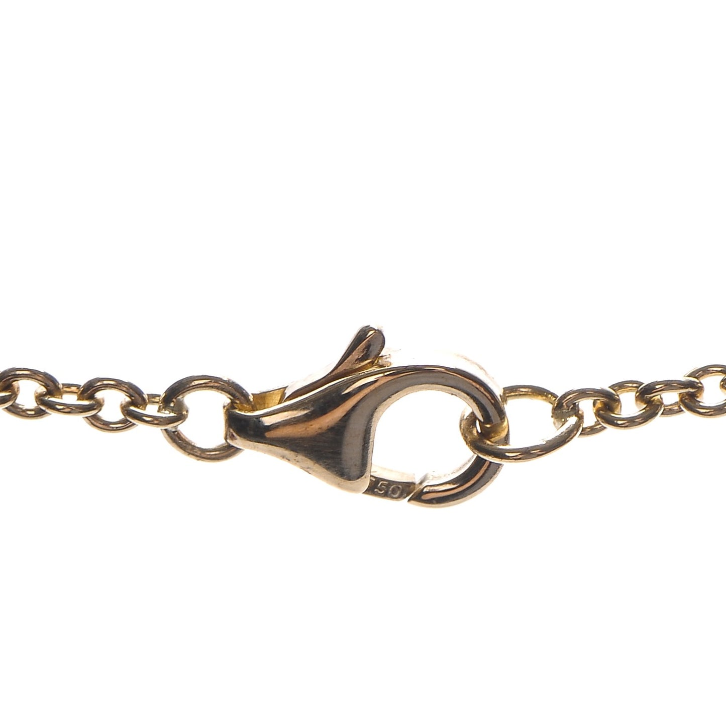 18K Yellow Gold Interlocking LOVE Necklace