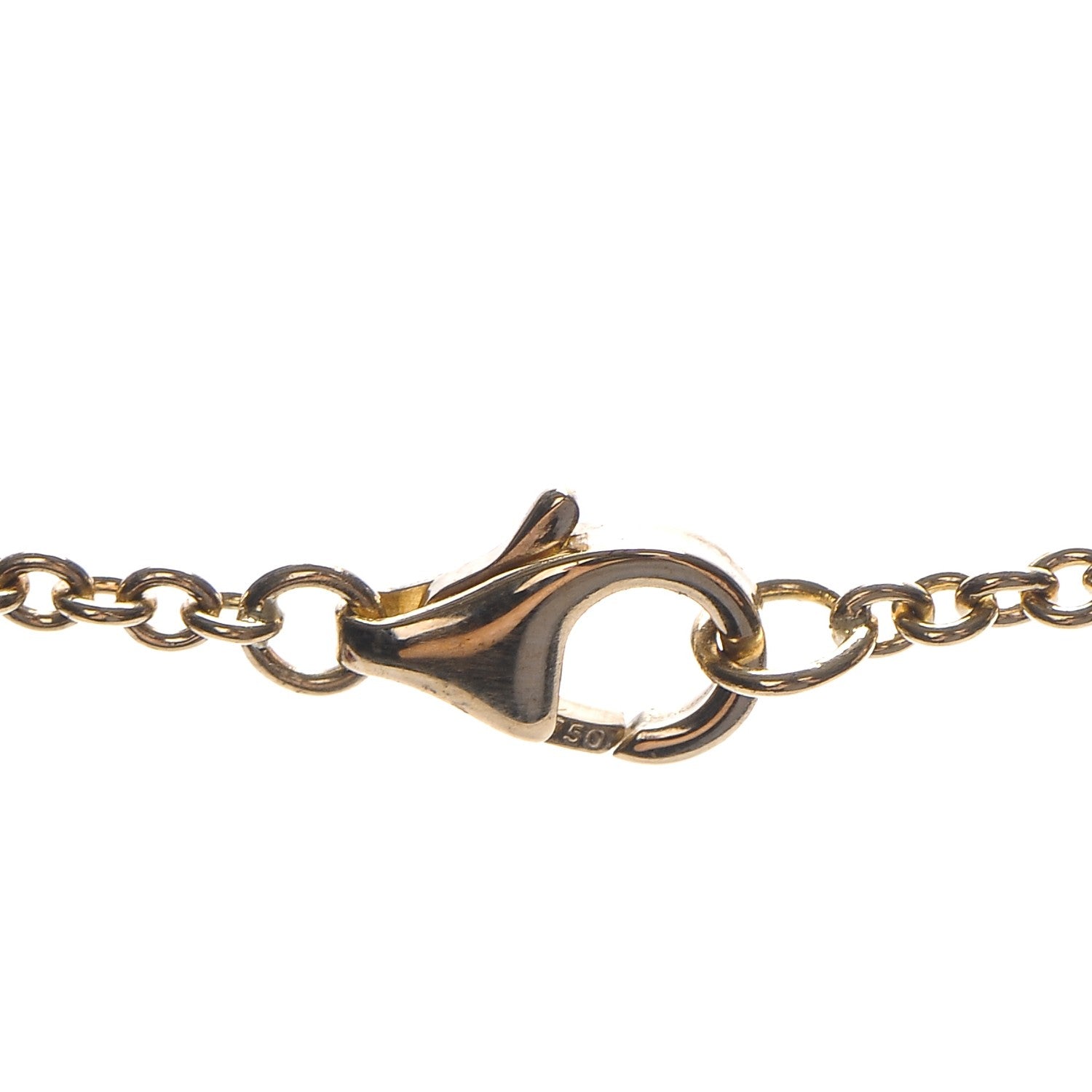 Cartier 18K Yellow Gold Interlocking LOVE Necklace 5 of 10