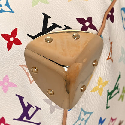 Louis Vuitton Monogram Multicolor Keepall 45 White 10 of 16