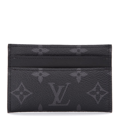 Louis Vuitton Monogram Eclipse Porte-Cartes Double Card Holder 1 of 7