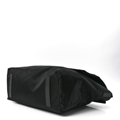 Prada Tessuto Nylon Saffiano Racing Logo Messenger Bag Black 11 of 13