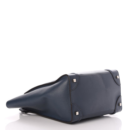 Celine Drummed Calfskin Mini Luggage Orage 4 of 7
