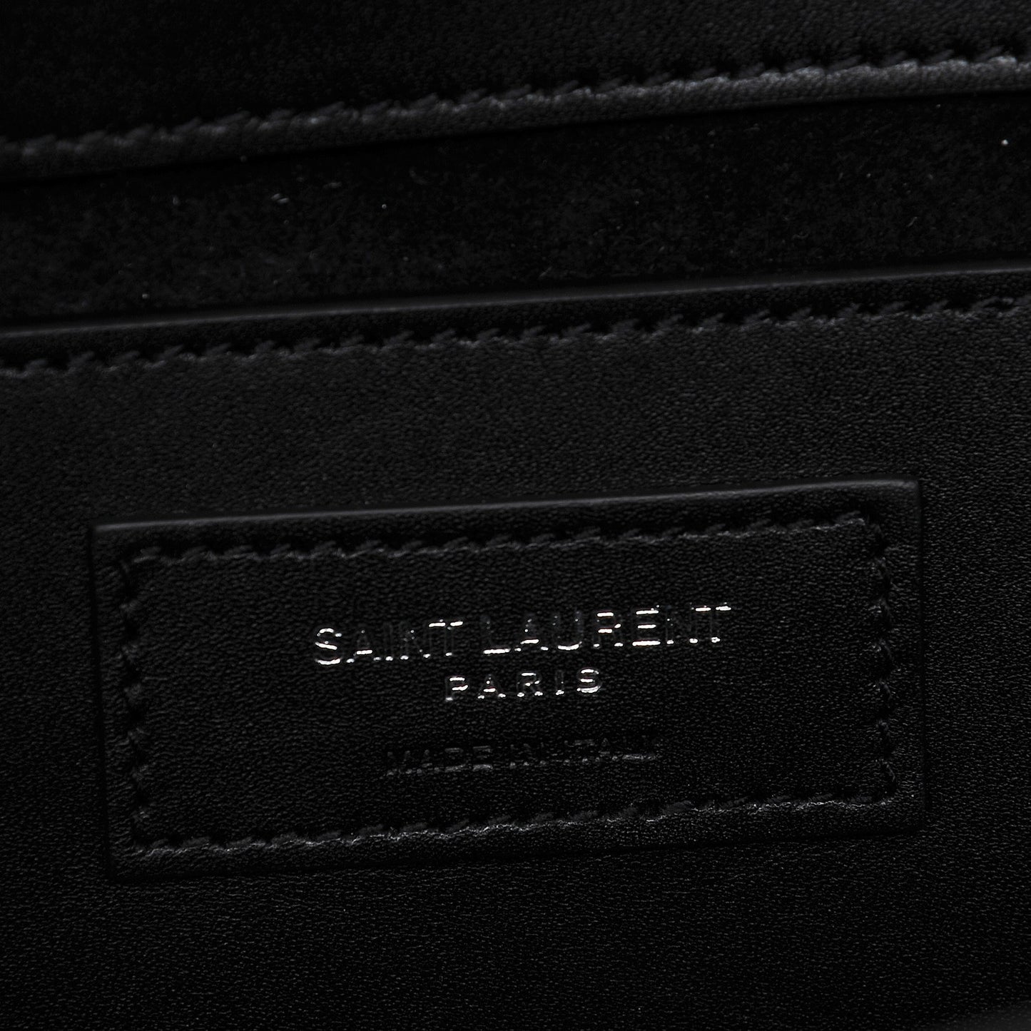 Smooth Calfskin Medium Classic Monogram Kate Tassel Satchel Black