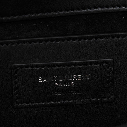 Saint Laurent Smooth Calfskin Medium Classic Monogram Kate Tassel Satchel Black 6 of 7