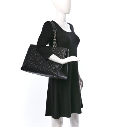 Chanel Caviar Quilted XL Grand Shopping Tote GST Black 2 of 12