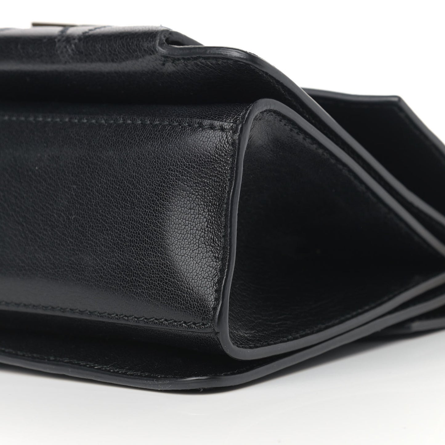 Goatskin Quilted Small GV3 Shoulder Bag Black