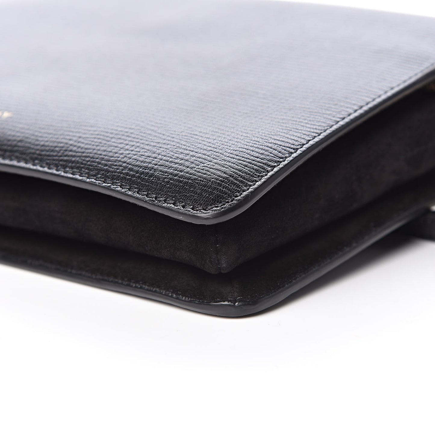 Goatskin Suede Cross 3 Crossbody Bag Black