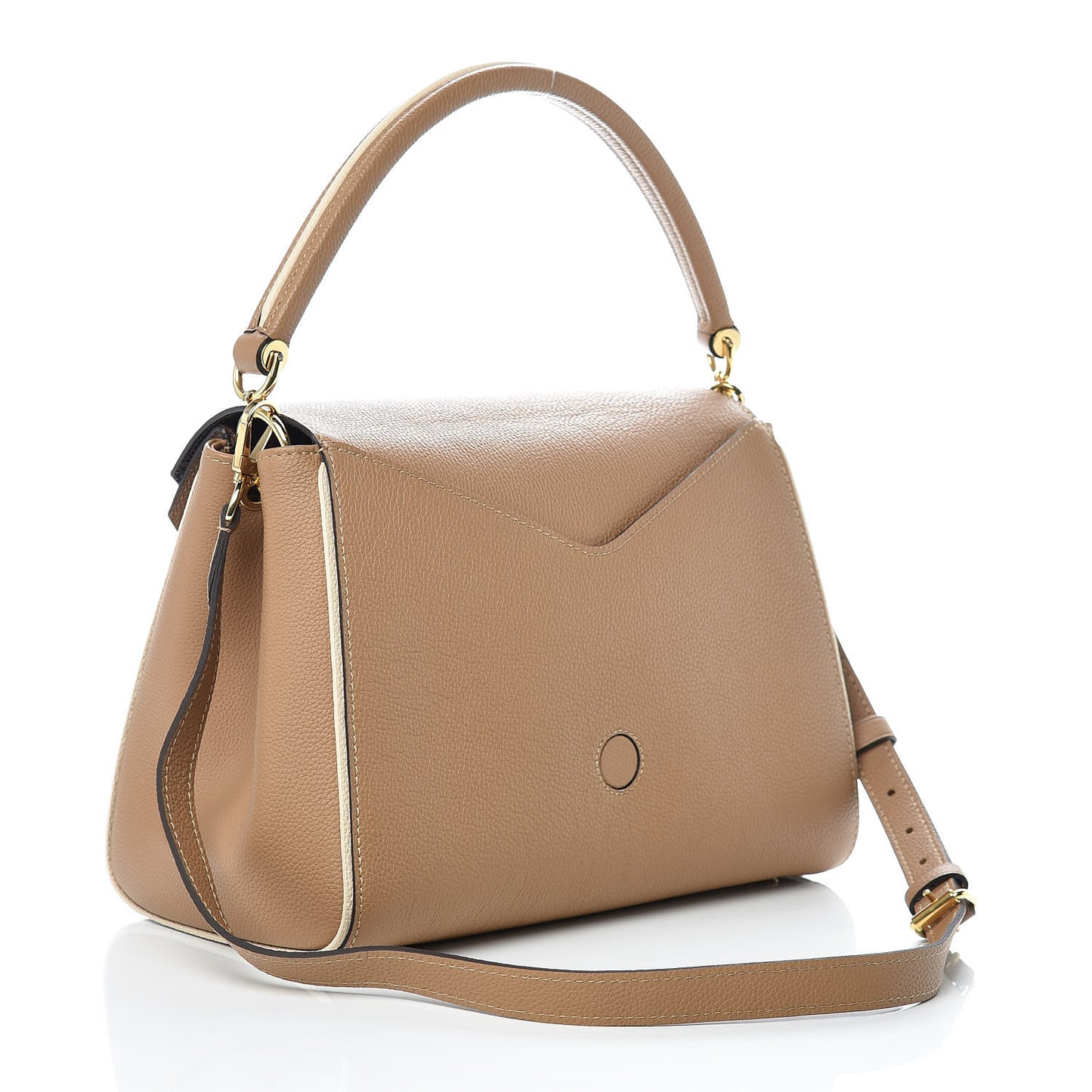 Grained Calfskin Monogram Double V Sesame