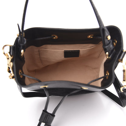 Gucci Suede Patent Web Small Ophidia Bucket Bag Black 5 of 10