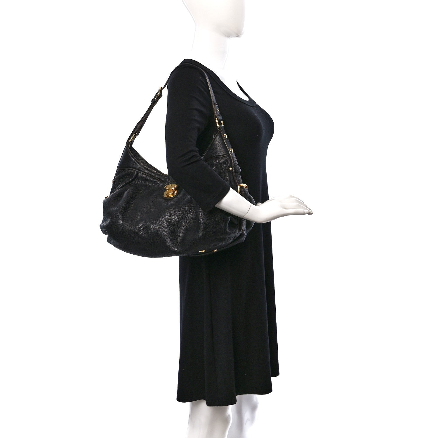 Louis Vuitton Mahina Black 2 of 12