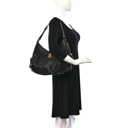 Louis Vuitton Mahina Black 2 of 12