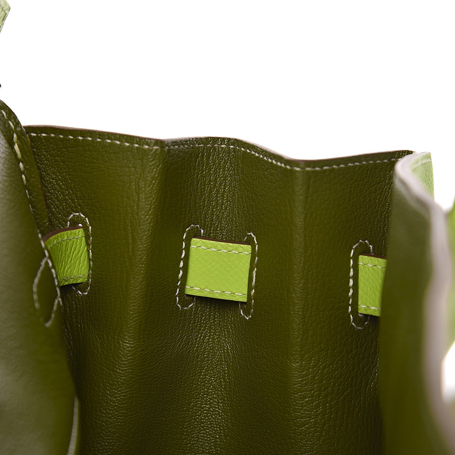 Hermes Epsom Candy Birkin 35 Kiwi Lichen 13 of 41