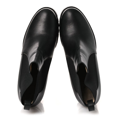 Christian Louboutin Calfskin Marchacroche 70 Chelsea Boots 40.5 Black 2 of 11