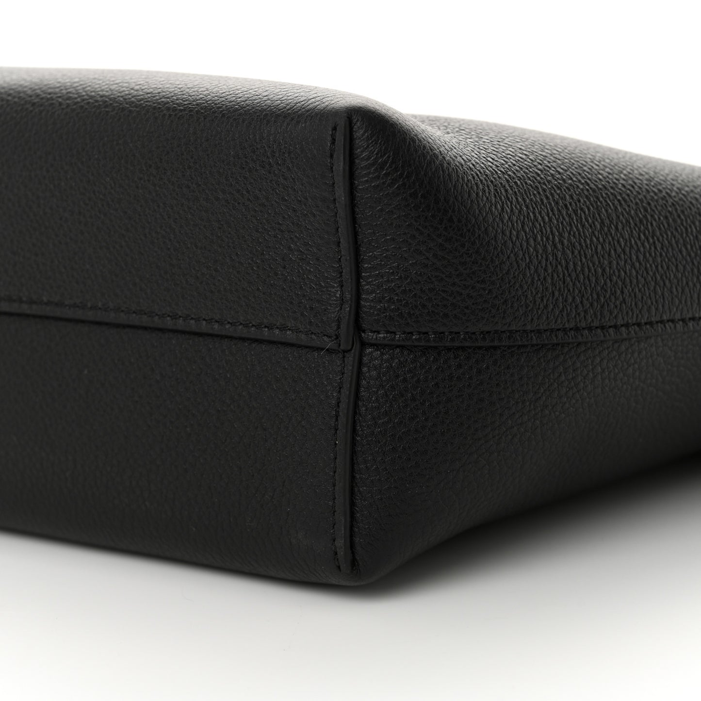 Grained Calfskin Triomphe Mini Cabas Anais Black