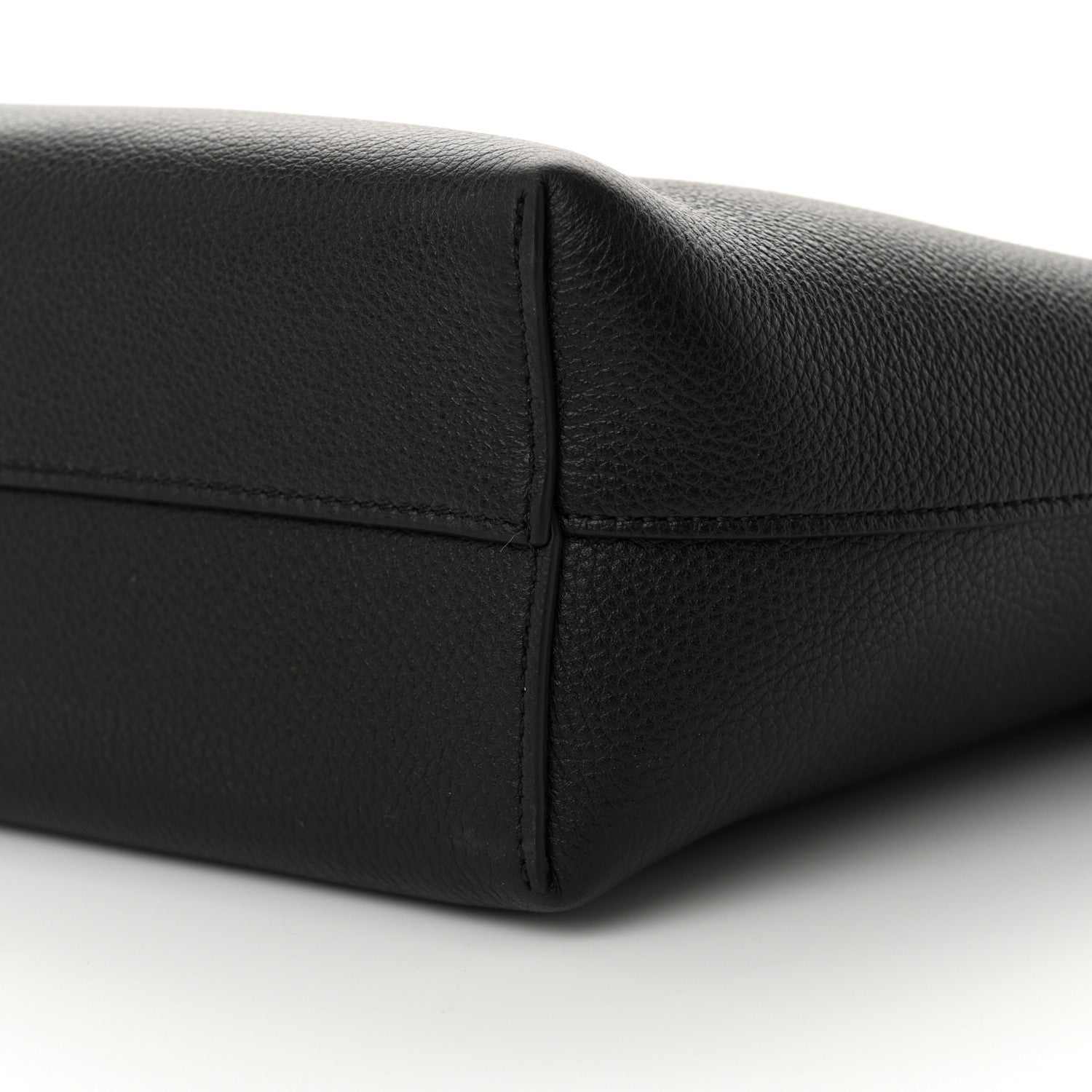 Celine Grained Calfskin Triomphe Mini Cabas Anais Black 9 of 11