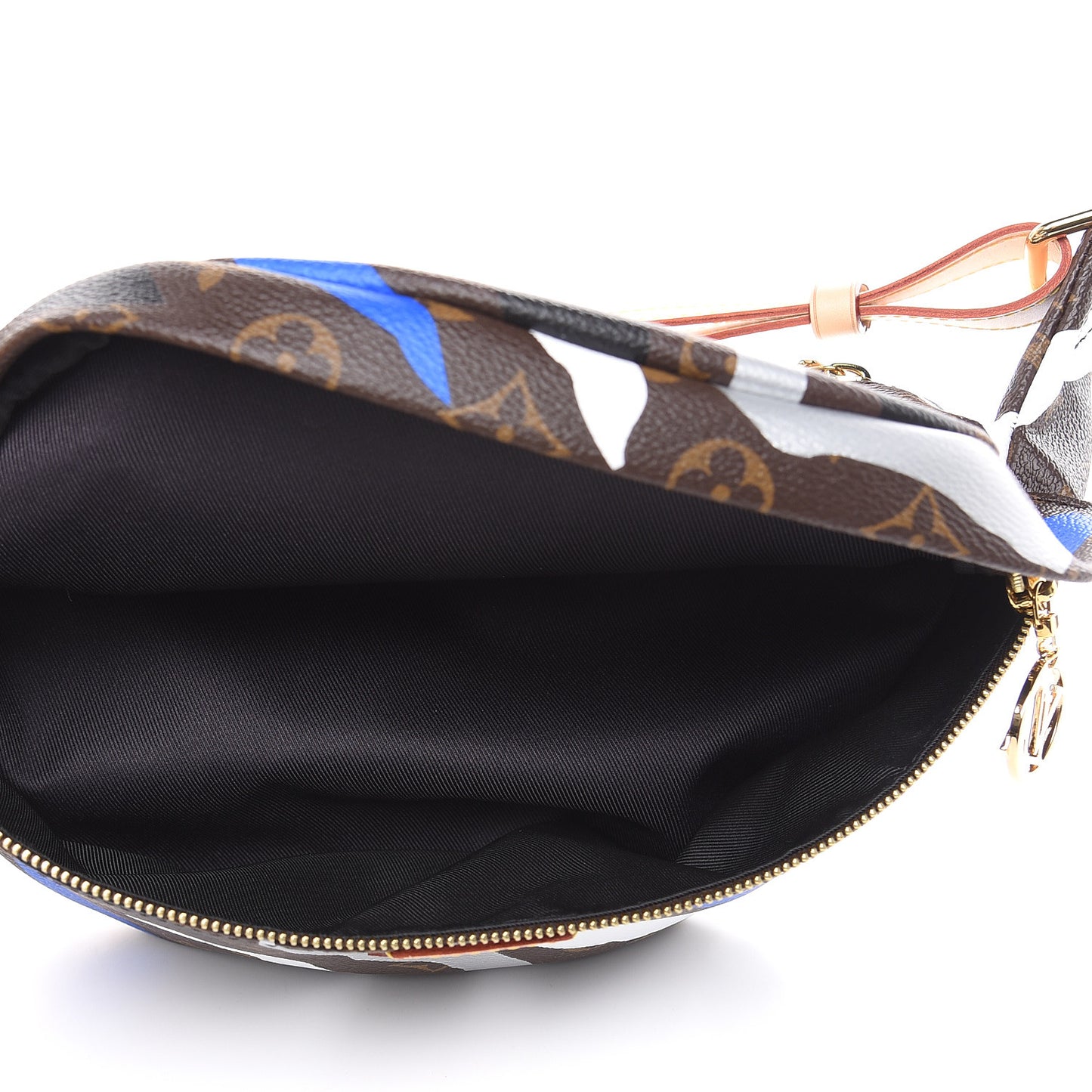 X LOL Monogram Bumbag Blue Silver