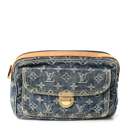 Louis Vuitton Monogram Denim Bum Bag Blue 1 of 8