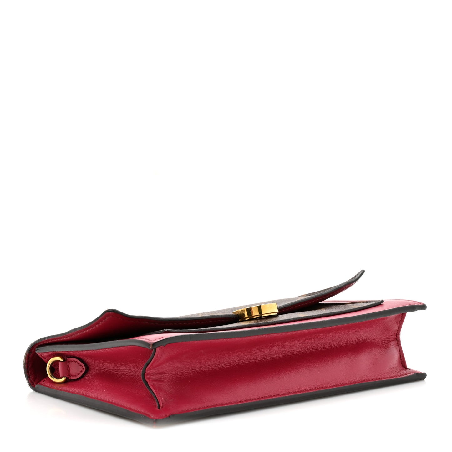 Monogram Flore Chain Wallet Fuchsia