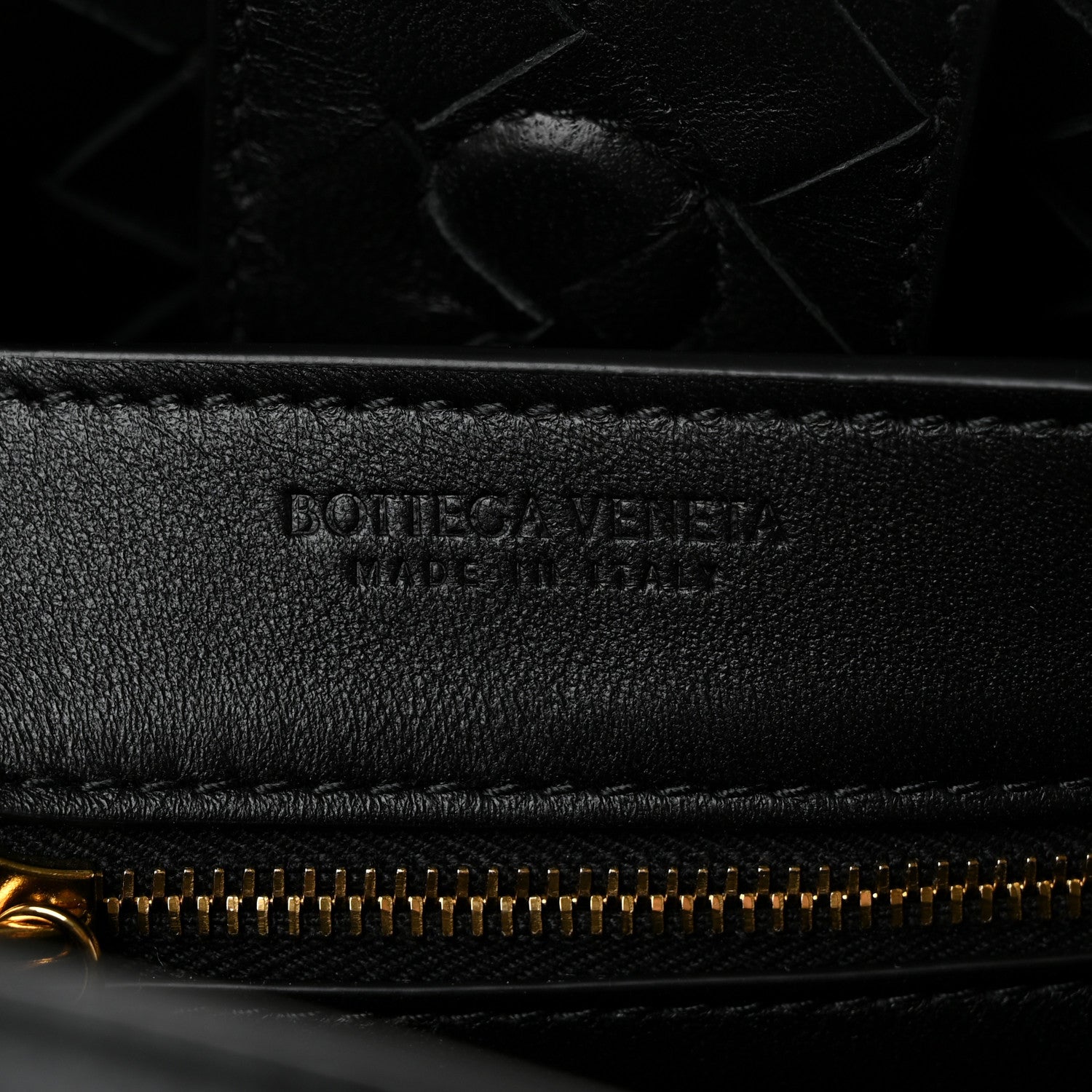 Bottega Veneta Nappa Intrecciato Small Andiamo With Chain Shoulder Bag Black 6 of 9