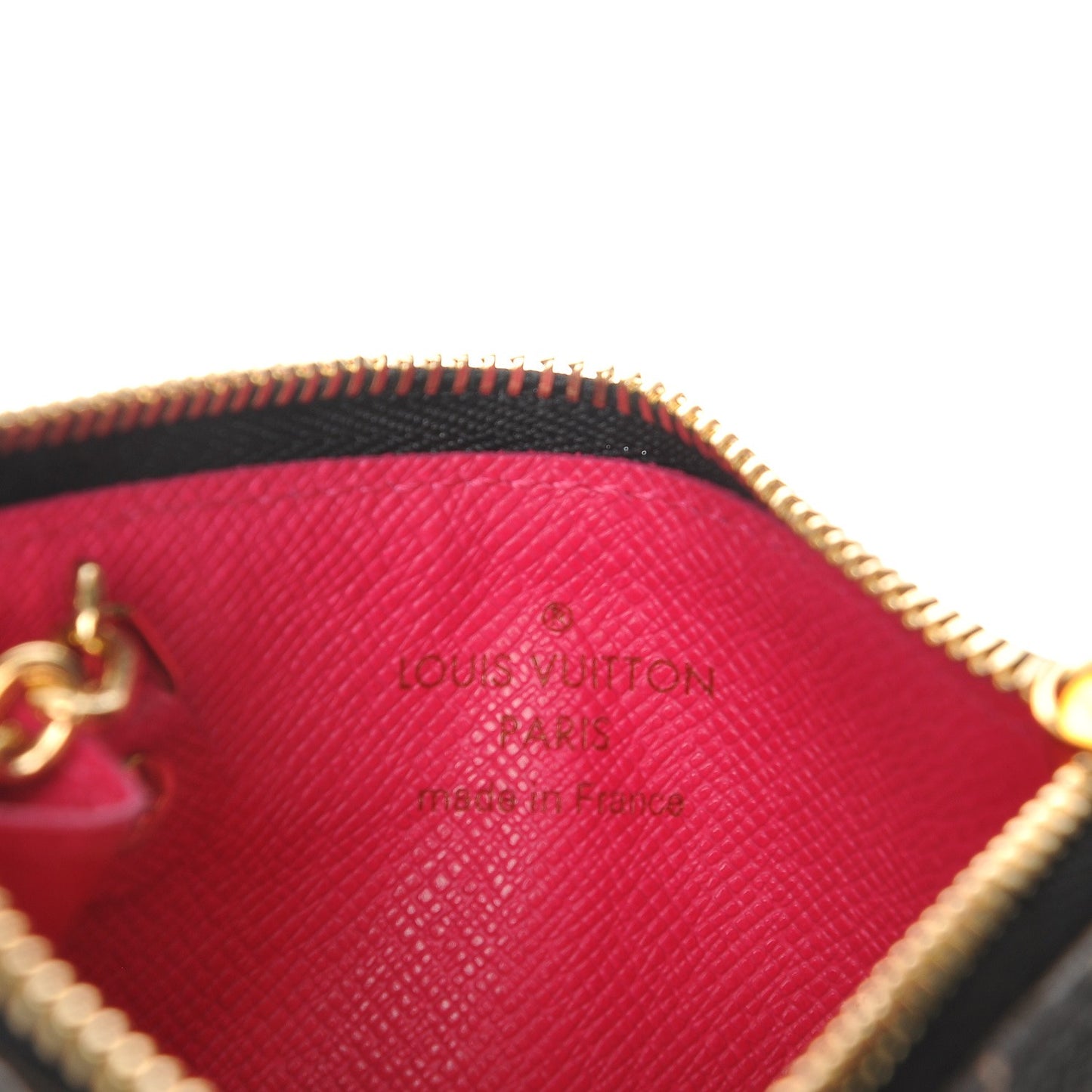 Monogram Multicolor Key Pouch Black Grenade