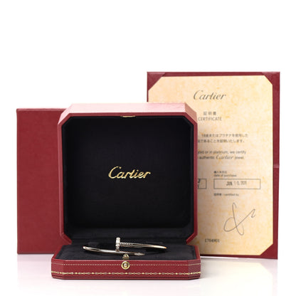Cartier 18K Pink Gold Diamond Juste Un Clou Bracelet 18 5 of 5