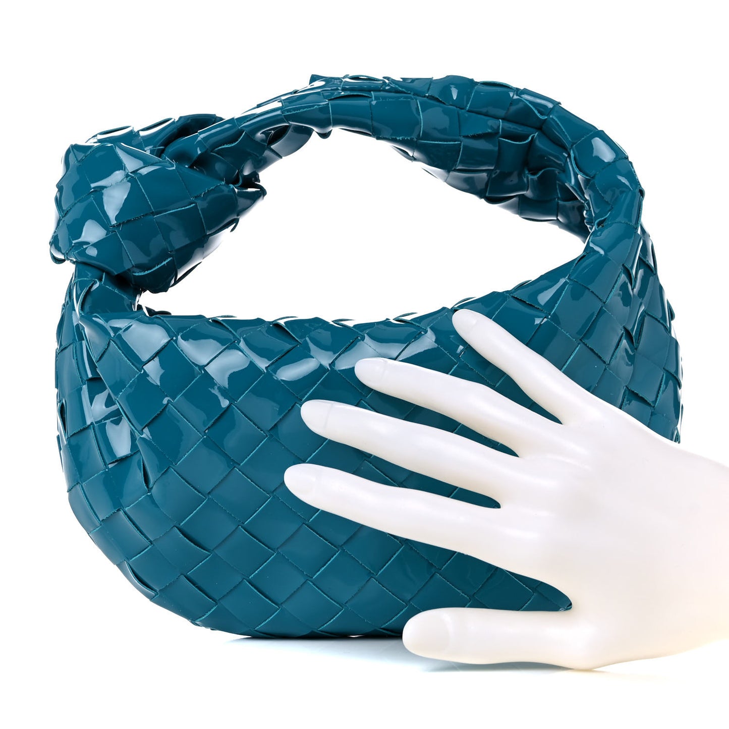 Patent Nappa Intrecciato Mini Jodie Blaster