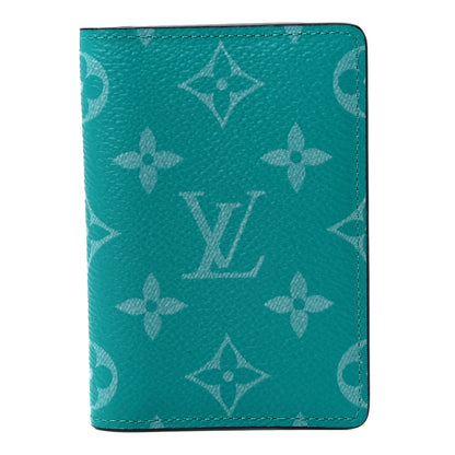 Louis Vuitton Monogram Taiga Pocket Organizer Vert 1 of 12