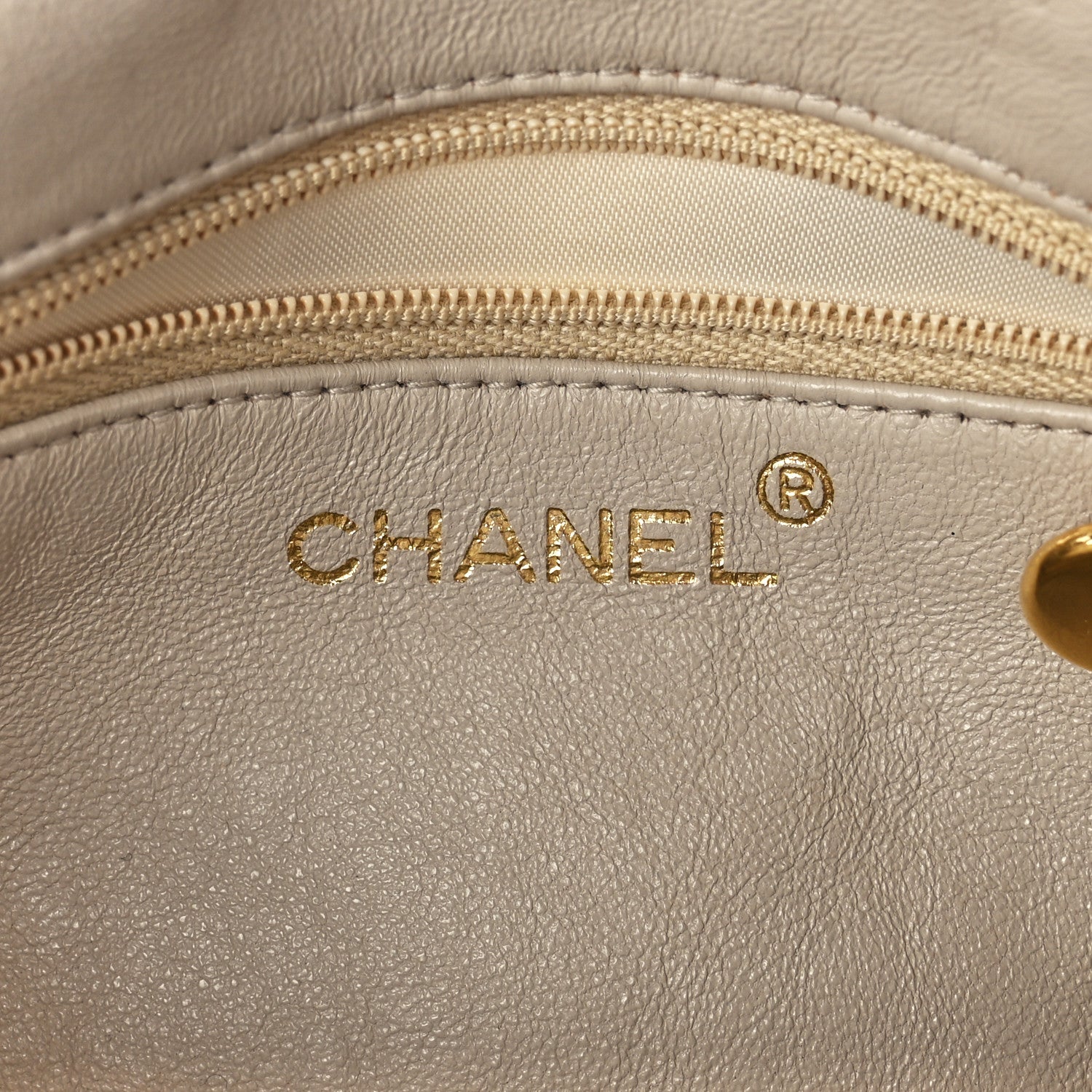 Chanel Lambskin Quilted Waist Belt Bag Beige 7 of 14