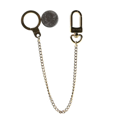 Louis Vuitton Metal Pochette Extender Key Ring Chain Gold 2 of 4