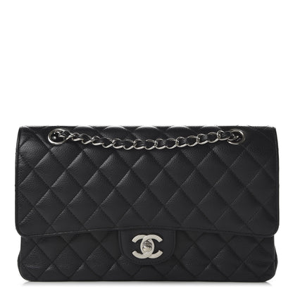 Chanel Caviar Quilted Medium Double Flap Black 1 of 11