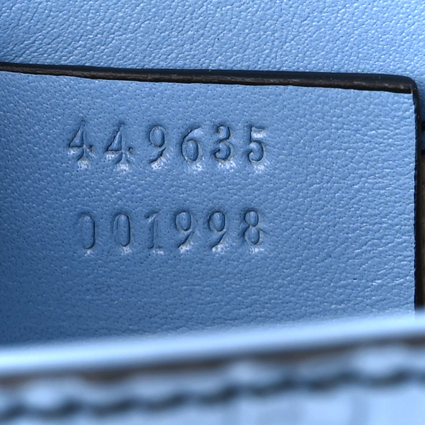 Microguccissima Medium Emily Chain Shoulder Bag Mineral Blue