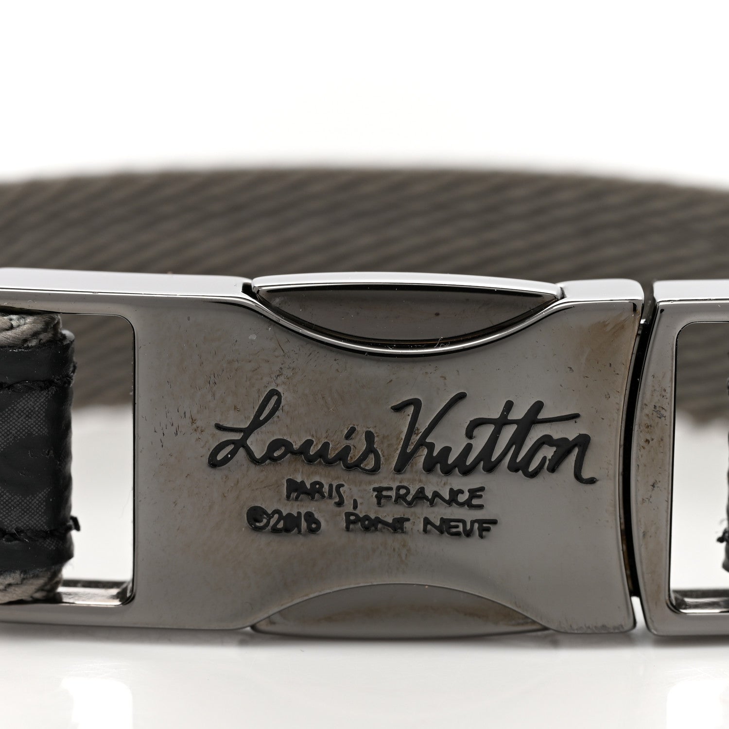 Louis Vuitton Monogram LV Fast Clip Eclipse Bracelet 19 4 of 5