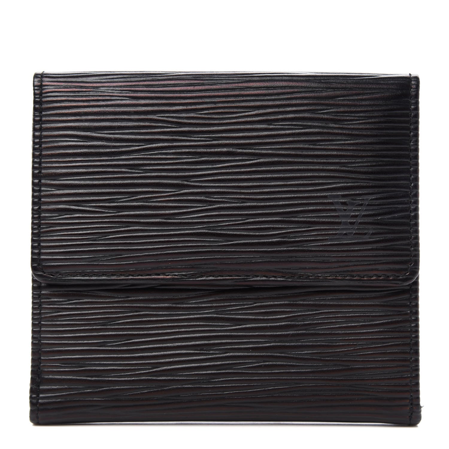 Louis Vuitton Epi Elise Wallet Black 1 of 9
