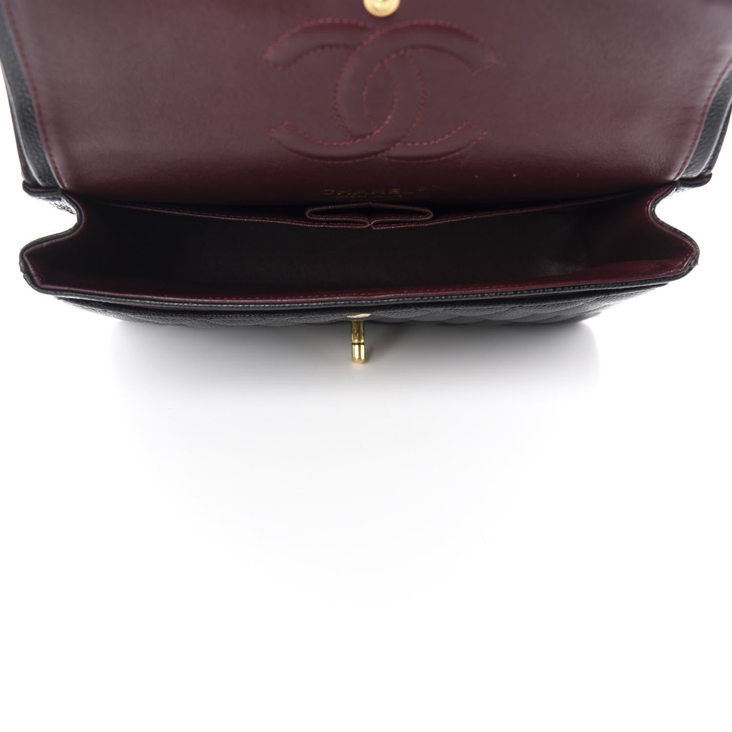 Chanel Caviar Quilted Medium Double Flap Black 5 of 10