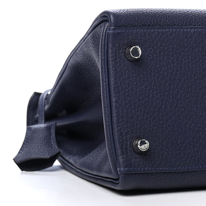 Hermes Togo Matte Alligator Kelly Retourne Touch 28 Bleu Nuit 9 of 10
