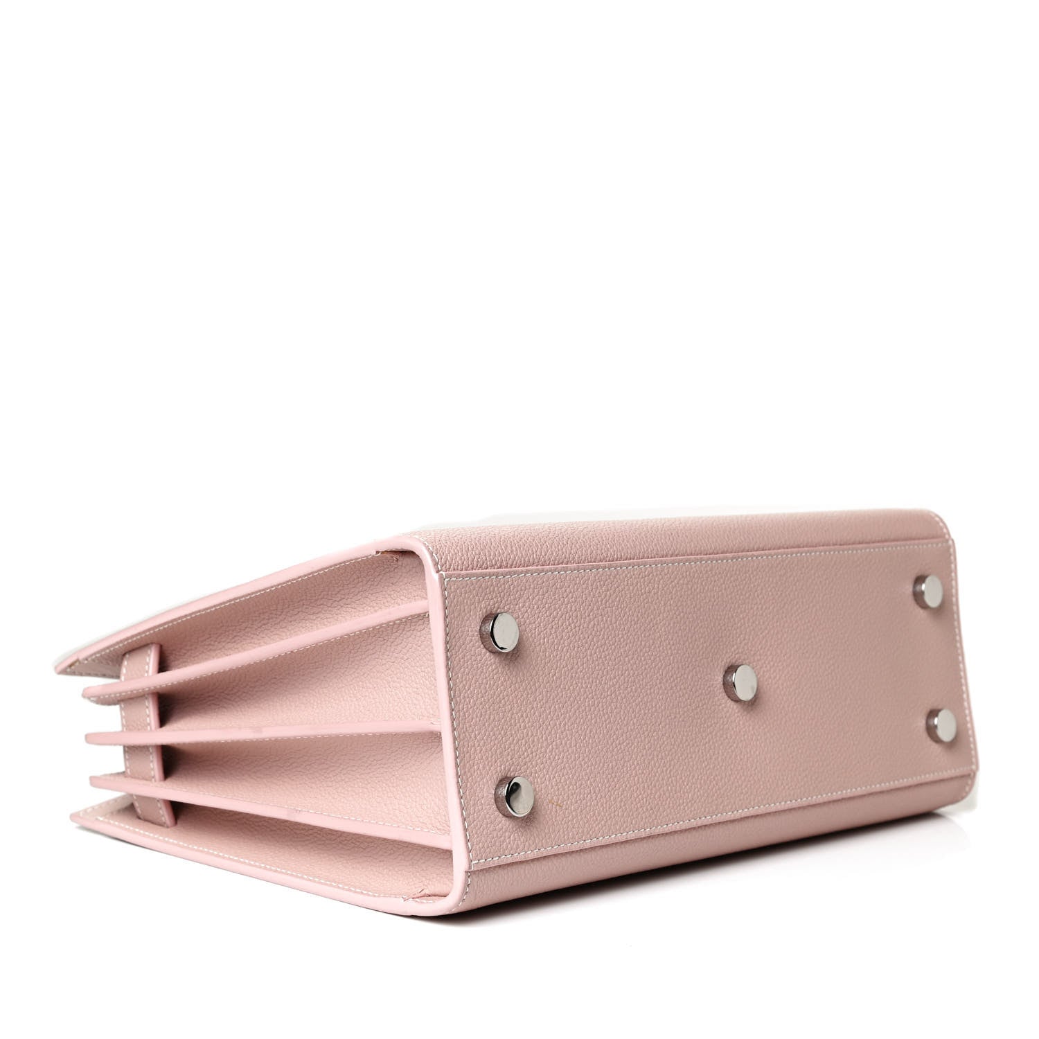 Saint Laurent Grained Calfskin Baby Sac De Jour Antique Rose 4 of 10