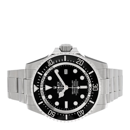 Rolex Stainless Steel 44mm Oyster Perpetual Date Sea-Dweller Deepsea Watch Black 126660 2 of 5