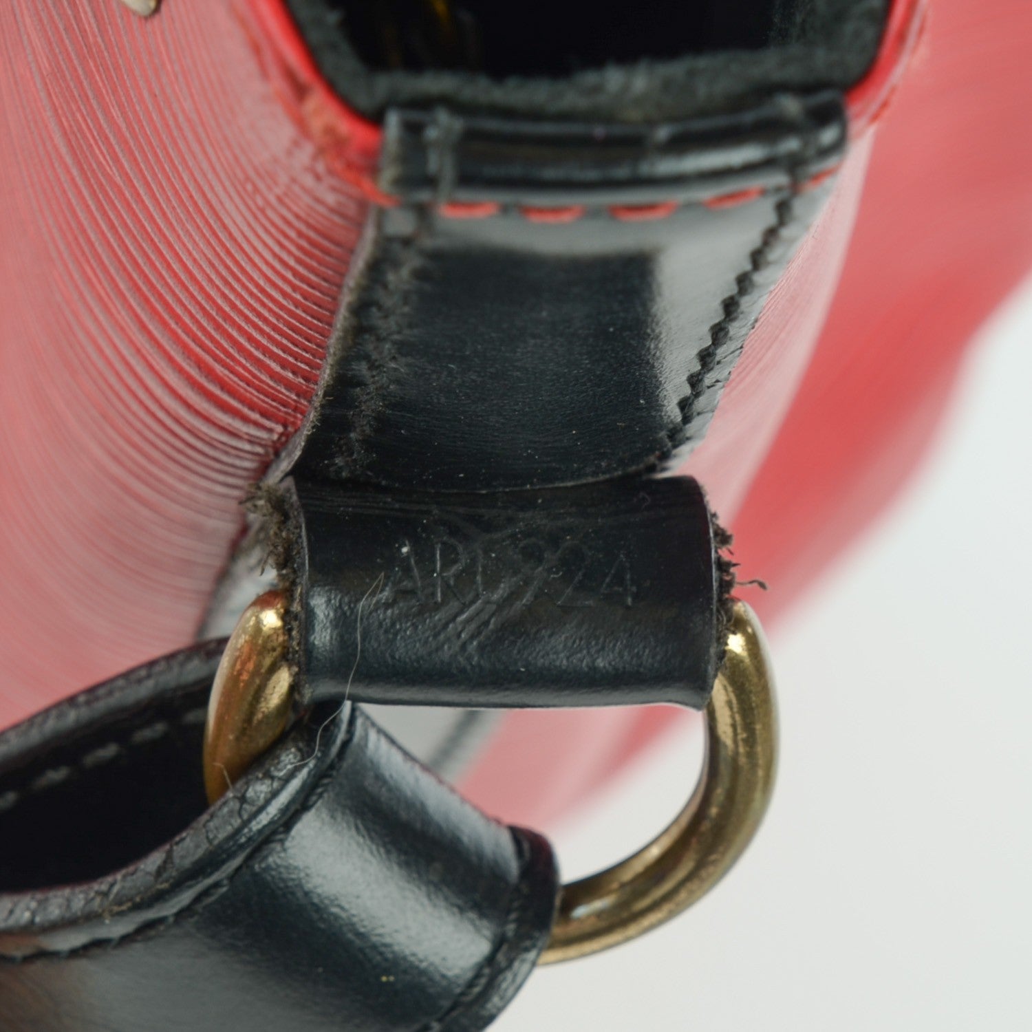 Louis Vuitton Epi Petit Noe Red Black 7 of 9