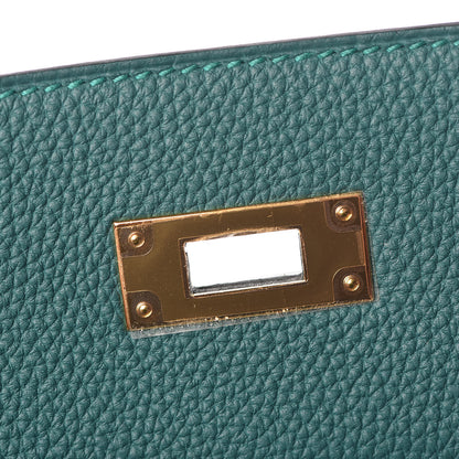 Hermes Togo Kelly Retourne 28 Malachite 28 of 37