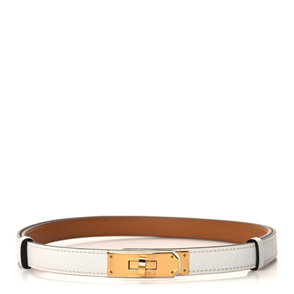 Hermes Epsom Kelly Belt White 1 of 4