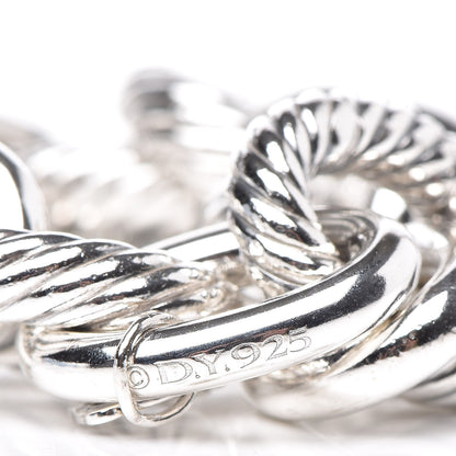 David Yurman Sterling Silver 17mm Extra Large Oval Link Bracelet 5 of 6